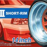 Aoshima 055458 Mark III Shallow Rim 14 Inch 1:24