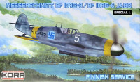 Kora Model KPK72109 Bf 109G-8/G-6 JABO Finnish Service (4x camo) 1/72