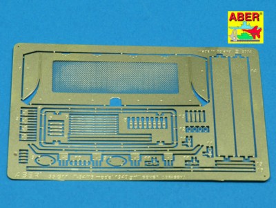 Aber 35G11 Grilles covers Soviet T-34/76 Mod.1940 (designed to be used with Dragon kits) 1/35