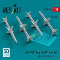 Reskit 48456 AIM-7E2 'Sparrow III' missiles (4 pcs.) 1/48
