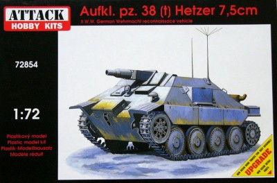 Attack Hobby 72854 Aufkl. Pz.38(t) HETZER (7,5 mm) 1/72