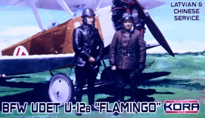 Kora Model KORPK72167 BFW UDET U-12B Latvian &amp; Chinese Service 1/72