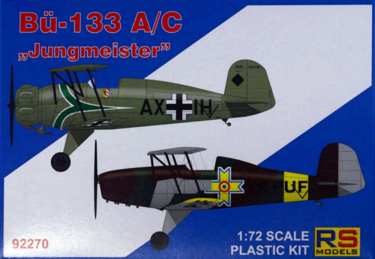 Rs Model 92270 Bu-133 A/C 'Jungmeister' (5x camo) 1/72