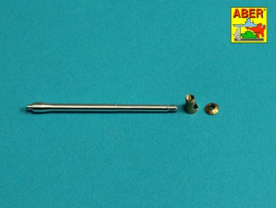 Aber 35 L-313 Barrel for 6 pdr Mk.IV (57mm) A/T Gun with ball muzzle brake (designed to be used with Bronco and Riich Models kits) 1/35