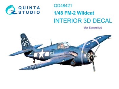 Quinta Studio QD48421 FM-2 Wildcat (Eduard) 1/48