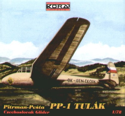 Kora Model 7288 PP-1 Tulak (Czechoslovak Glider) 1/72