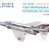Quinta studio QD+48486 F-4N Phantom II (Academy) 3D Декаль интерьера 1/48