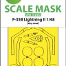 Art Scale 200-M48253 Lockheed-Martin F-35B Lightning II canopy frame paint mask (outside only) 1/48