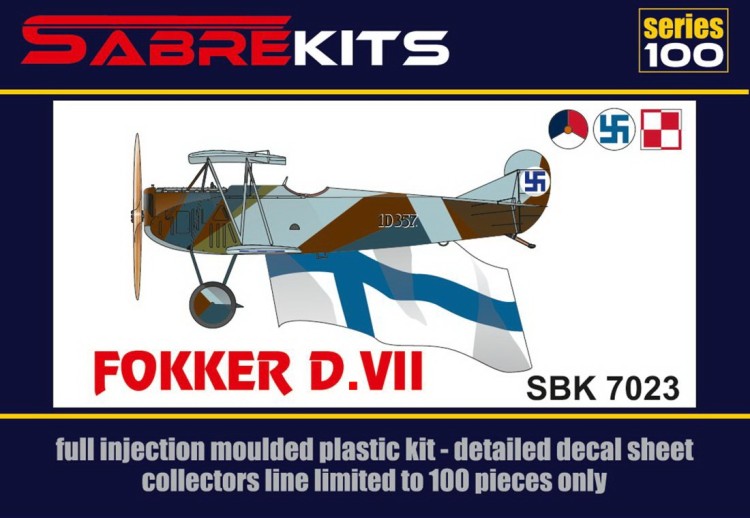 Sabre Kits SBK7023 Fokker D.VII (Finland, Poland, the Netherlands) ex-MAC, new decals 1/72