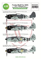 Art Scale 200-D72037 Focke-Wulf Fw-190A-8/R2 part 1 Butcherbirds. Jagdgruppe JG 3 Rammjager. Catalog no. 200-D72037 1/72