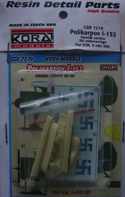 Kora Model CSD7219 I-152 Ski undercarriage&amp;decals (Finnish) 1/72