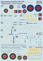 Print Scale 72517 Supermarine Spitfire Mk. XIV 'High Backs' Over Europe 1/72