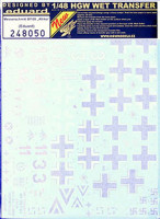 HGW 248050 Decals Messerschmitt Bf 109 'Afrika' (EDU) 1/48