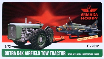 Armada Hobby E72012 DUTRA D4K Airfield Tow Tractor (resin kit&amp;PE) 1/72