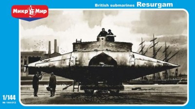 MikroMir 144-012 Британская подводная лодка &quot;Resurgam&quot; 1/144