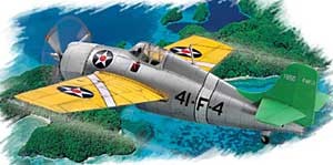 Hobby Boss 80219 Самолет F4F-3 Wildcat 1/72