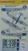 Kora Model DEC7285 Klemm L25 d VII (Slovakian service) декали декали 1/72