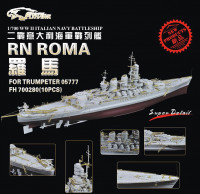 Flyhawk FH700280 WWII Italian Navy Roma Battleship for Trumpeter 05777 1:700