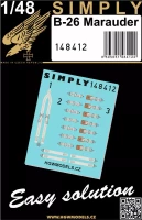 HGW 148412 Seatbelts B-26 Marauder (SIMPLY) 1/48