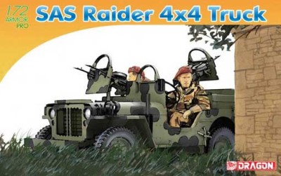 Dragon 7481 1/72 Willys MB (SAS, ETO, 1944)