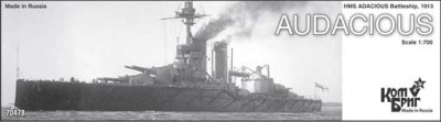 Combrig 70478 HMS Audacious Battleship, 1913 1/700