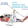 Quinta studio QD48331 AH-1G (Special Hobby) 3D Декаль интерьера кабины 1/48