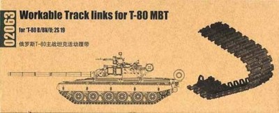 Trumpeter 02063 Траки для Советских ОБТ Т-80 1/35