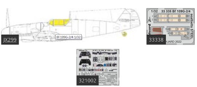 Eduard BIG33148 Bf 109G-2/4 (REV) 1/32