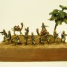 Waterloo 1815 WLAP105 British Colonial Camel Corps (11 figure & 2 camels) 1/72