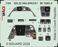 Eduard 3DL32044 Bf 109G-5 SPACE (AIRF) 1/24