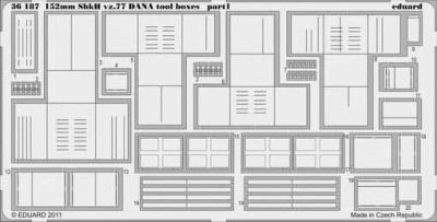 Eduard 36187 152mm ShkH vz.77 DANA tool boxes