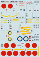 Print Scale 72-195 Mitsubishi J2M Raiden 1/72