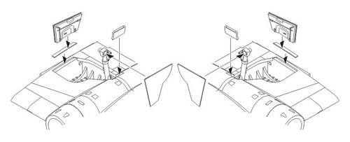 CMK 7182 Canberra PR. Mk.9 Undercarriage bays Airf. 1/72