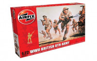Airfix 00709 Набор фигур WWII British 8th Army 1:72