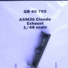 QuickBoost QB48795 A5M2b Claude exhaust (WINGSY KITS) 1/48