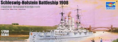 Trumpeter 05355 Броненосец Schleswig – Holstein 1908 г 1/350
