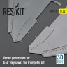 Reskit RSU32-083 Vortex generators for A-4 'Skyhawk' (TRUMP) 1/32