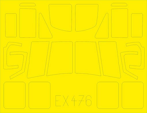 Eduard EX476 Mask 1/48 UH-1Y (KITTYH)