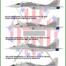 Model Maker Decals D72087 Mikoyan MiG-29M/MiG-29UBM Heroes of Kosciuszko new paint scheme part I 1/72