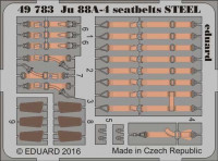 Eduard 49783 Ju 88A-4 seatbelts STEEL 1/48