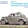 Quinta studio QD35113 Volkswagen Typ 82E (RFM) 3D Декаль интерьера кабины 1/35