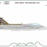 Model Maker Decals D72212 Czech Saab JAS 39 Gripen NATO Tiger Meet 2023 1/72