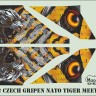 Model Maker Decals D72212 Czech Saab JAS 39 Gripen NATO Tiger Meet 2023 1/72