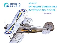 Quinta studio QD48297 Gloster Gladiator MKI (Roden) 1/48