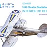 Quinta studio QD48297 Gloster Gladiator MKI (Roden) 1/48