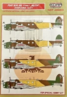 Kora Model 48063 Decals Fiat BR.20 Ruth over China Part I 1/48