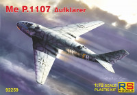 Rs Model 92259 Messerschmitt P.1107 Aufklarer (4x Luftwaffe) 1/72