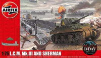Airfix 03301 Lcm Mk.3 & Sherman Tank 1/76