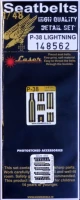 HGW 148562 Seatbelts P-38 Lightning (laser) 1/48