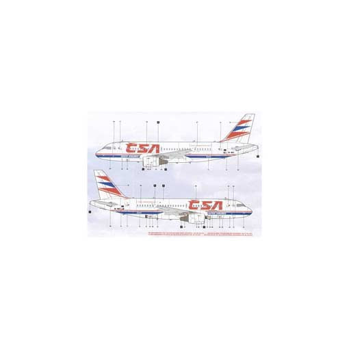 BOA Decals 14422 Airbus A319 (USA) 1/144